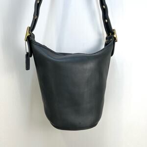 Vintage Coach Helen Berg’s Legacy Duffle Sac Feed Bag Crossbody 9953 Purse Green